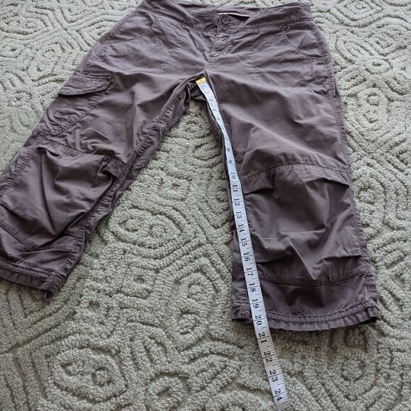 THE NORTH FACE brown cargo capri pants SIZE 8 G2 - Picture 8 of 11